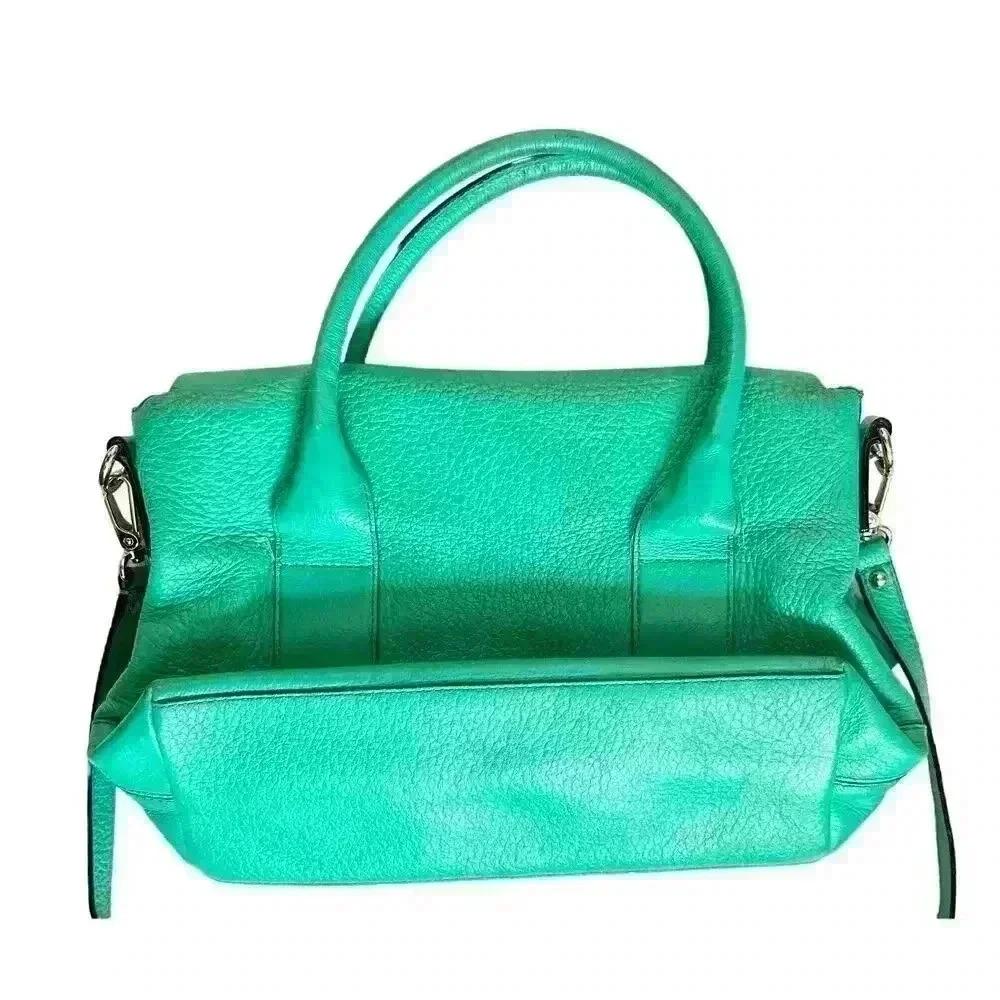 KATE SPADE NEW YORK Southport Avenue Alessa Satchel Green Crossbody Bag - Picture 8 of 13